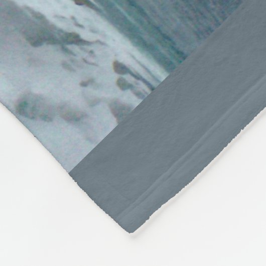 ナイアガラ滝ズオンザカナダサイドフリースブランケット フリースブランケット (角)