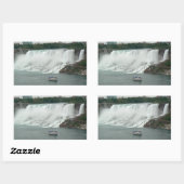 ナイアガラ滝ズオンザカナダサイド 長方形シール (シート)