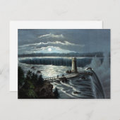 ナイアガラ滝ズ1865年のビンテージポスターが復活 ポストカード (正面/裏面)