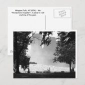 ナイアガラ滝ズ， USA ポストカード (正面/裏面)