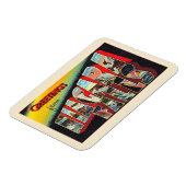 ナイアガラ滝ニューヨークNYラージレター マグネット (左側)