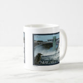 ナイアガラ滝ポスター コーヒーマグカップ (正面右)