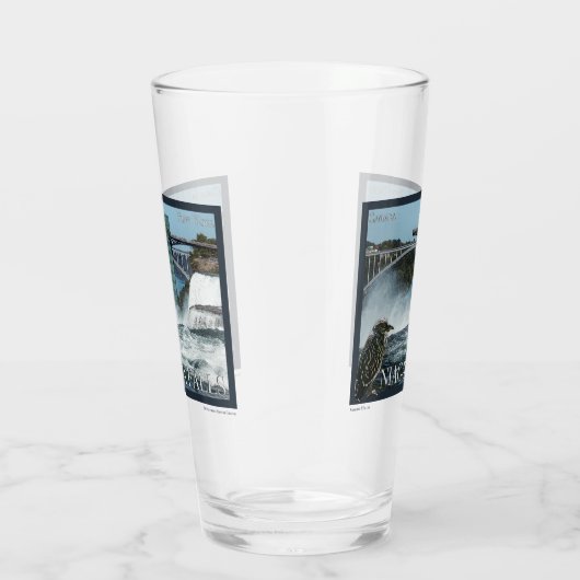 ナイアガラ滝ポスター タンブラーグラス (右)