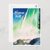 ナイアガラ滝ヴィンテージ旅行はがき ポストカード (正面/裏面)