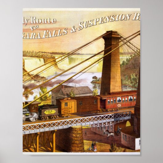 ナイアガラ滝列車の旅 ポスター (正面)