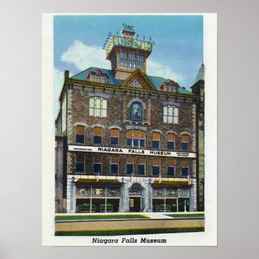 ナイアガラ滝博物館水のニンフの景色 ポスター (正面)