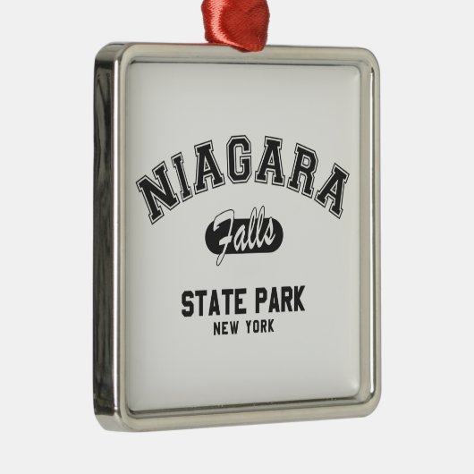 ナイアガラ滝州パークニューヨーク メタルオーナメント (右)