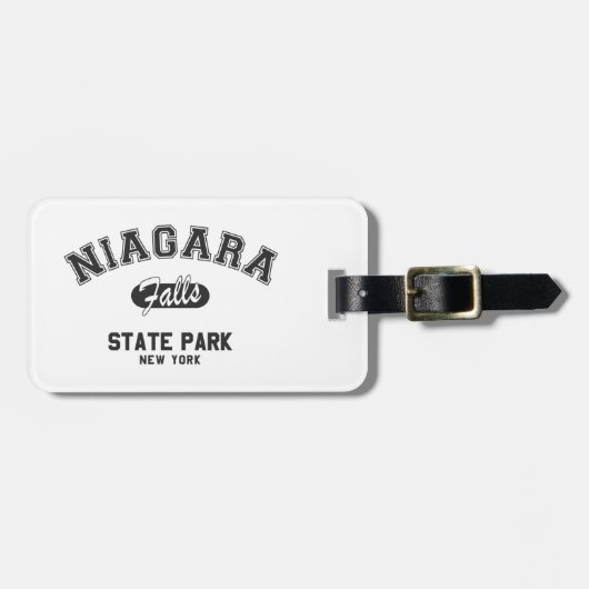 ナイアガラ滝州パーク，ニューヨーク ラゲッジタグ (正面横)