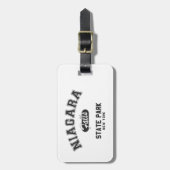 ナイアガラ滝州パーク，ニューヨーク ラゲッジタグ (正面縦)