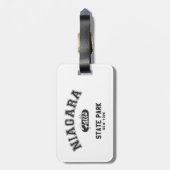 ナイアガラ滝州パーク，ニューヨーク ラゲッジタグ (裏面縦)