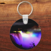 ナイアガラ滝投光下の夜 キーホルダー (正面)