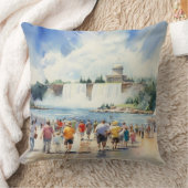 ナイアガラ滝装飾用クッション クッション (ブランケット)