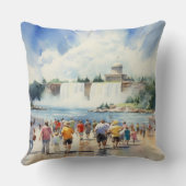 ナイアガラ滝装飾用クッション クッション (裏面)