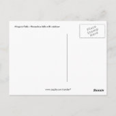 ナイアガラ滝馬靴 ポストカード (裏面)