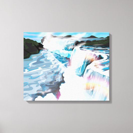 ナイアガラ滝 キャンバスプリント (正面)