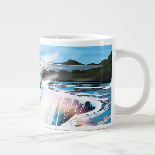 ナイアガラ滝 ジャンボコーヒーマグカップ (右)