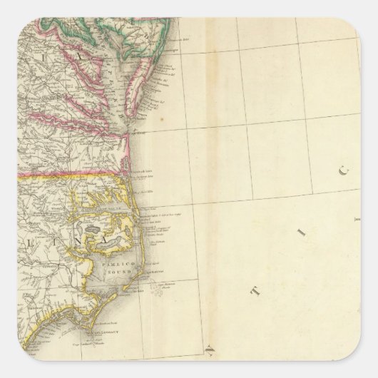 ナイアガラ滝、ニューヨーク2 スクエアシール (正面)