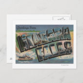 ナイアガラ滝，ニューヨーク – ラージレターシーン2 ポストカード (正面/裏面)