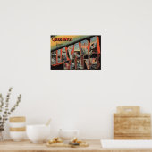 ナイアガラ滝，ニューヨーク – ラージレターシーン4 ポスター (キッチン)