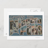 ナイアガラ滝,ニューヨーク – ラージレターシーン4 ポストカード (正面/裏面)