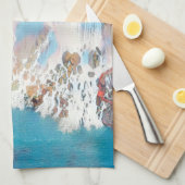 ナイアガラ滝 – パノラマ キッチンタオル (四つ折り)