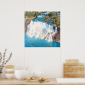 ナイアガラ滝 – パノラマ ポスター (キッチン)