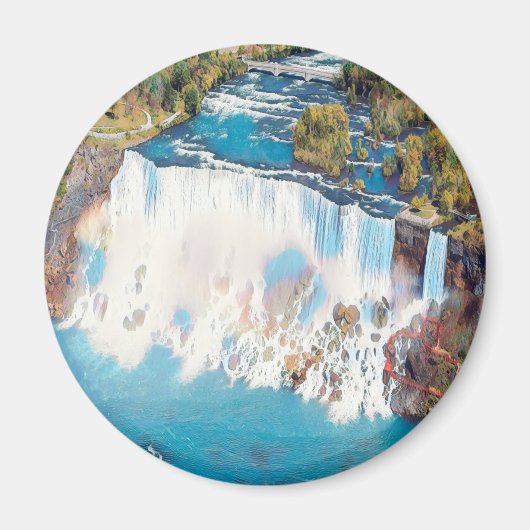 ナイアガラ滝 – パノラマ マグネット (正面)