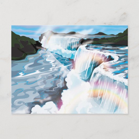 ナイアガラ滝 ポストカード (正面)