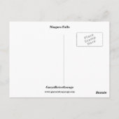 ナイアガラ滝 ポストカード (裏面)