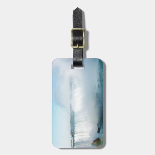 ナイアガラ滝。 ラゲッジタグ (正面縦)