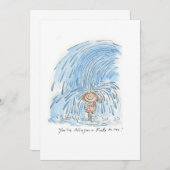 ナイアガラ滝 招待状 (正面/裏面)