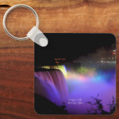 ナイアガラ滝、踊り灯、 キーホルダー (正面)