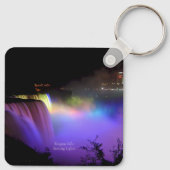 ナイアガラ滝、踊り灯、 キーホルダー (裏面)