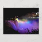 ナイアガラ滝、踊り灯、 ポストカード (正面)