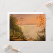 ナイアガラ滝(馬蹄類滝) (レンブラント・ペール) カード (正面/裏面インサイチュ)