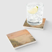 ナイアガラ滝(馬蹄類滝) (レンブラント・ペール) ストーンコースター (横)