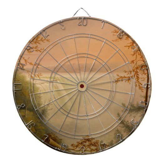 ナイアガラ滝(馬蹄類滝) （レンブラント・ペール） ダーツボード (正面)