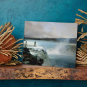 ナイアガラ滝, c.1837-40 (キャンバス上の油) フォトプラーク (側面)