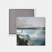 ナイアガラ滝, c.1837-40 (キャンバス上の油) マグネット (正面/裏面)