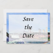 ナイアガラ滝NY - Under the Rainbow Save the Date セーブザデート (裏面)