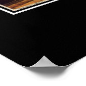 ナイアガラ秋と吊り橋ポスター ポスター (角)