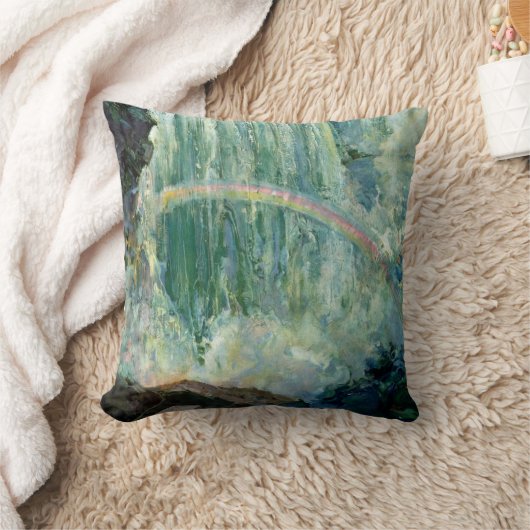 ナイアガラ秋のヴィンテージ旅行ポスター クッション (ブランケット)