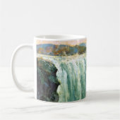 ナイアガラ秋のヴィンテージ旅行ポスター コーヒーマグカップ (左)