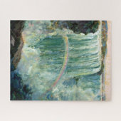 ナイアガラ秋のヴィンテージ旅行ポスター ジグソーパズル (横)