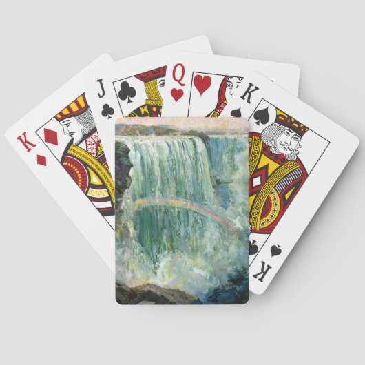 ナイアガラ秋のヴィンテージ旅行ポスター トランプ (裏面)