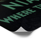 ナイアガラ秋のヴィンテージ旅行ポスター ポスター (角)