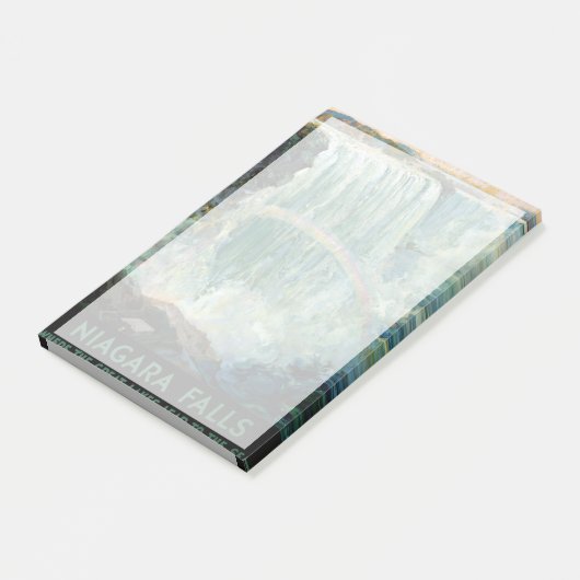 ナイアガラ秋のヴィンテージ旅行ポスター ポストイット (アングル)