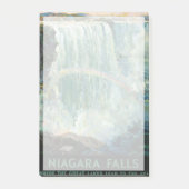 ナイアガラ秋のヴィンテージ旅行ポスター ポストイット (正面)