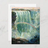 ナイアガラ秋のヴィンテージ旅行ポスター ポストカード (正面/裏面)