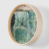 ナイアガラ秋のヴィンテージ旅行ポスター 壁時計 (傾斜)